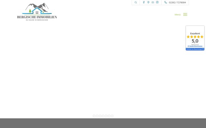 Screenshot of bergische.immo