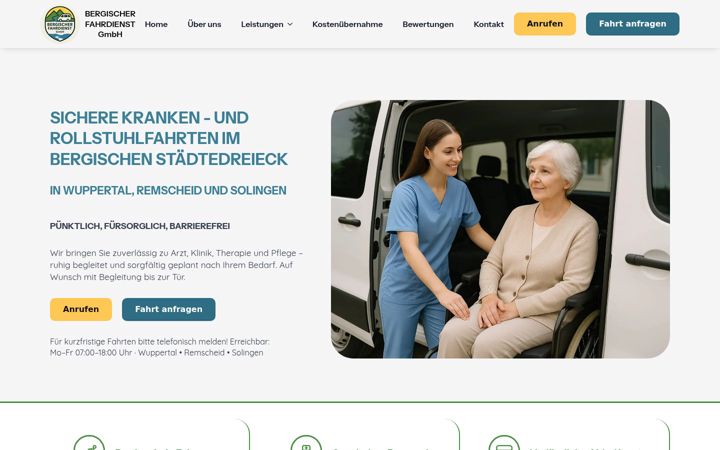 Skærmbillede af bergischer-fahrdienst.de