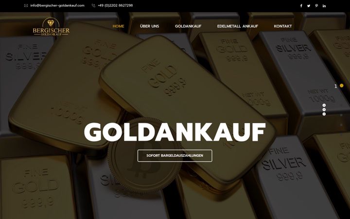 Screenshot of bergischer-goldankauf.com