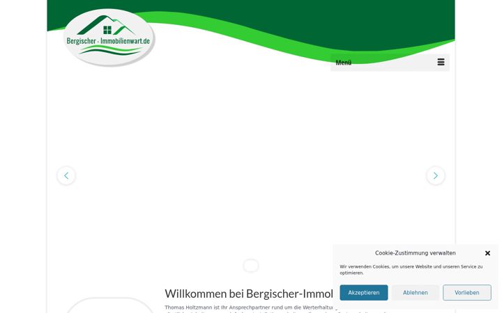 Screenshot of bergischer-immobilienwart.de