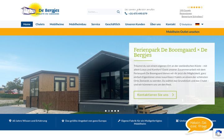Skärmbild av bergjes.de