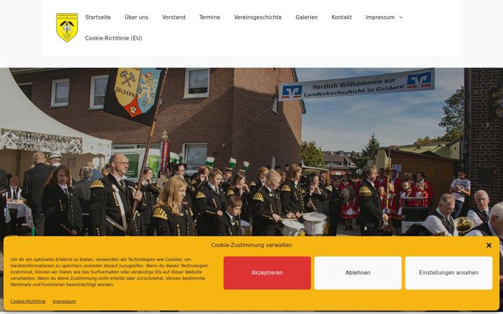 Screenshot of bergknappen-geldern.de