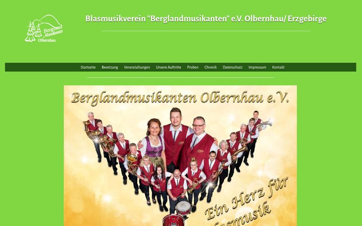Skärmbild av berglandmusikanten-olbernhau.de