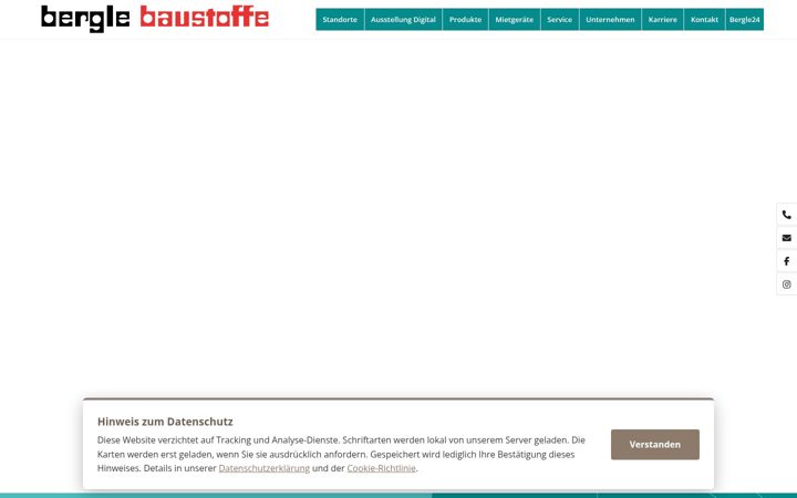 Screenshot of bergle.de