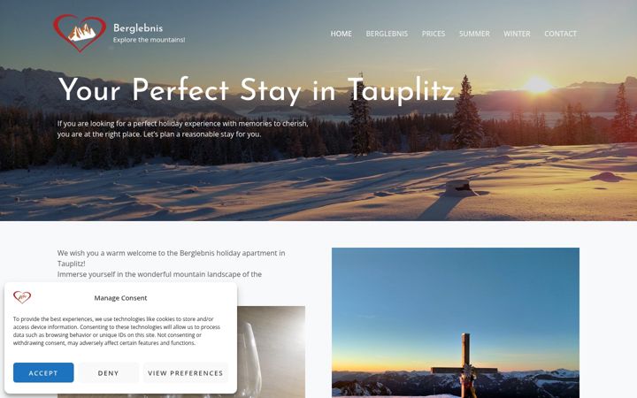 Screenshot of berglebnis.at