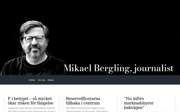 Screenshot of berglingmedia.se