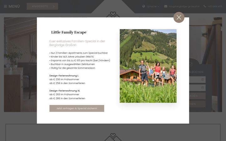 Screenshot of berglodge-grossarl.at