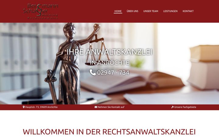 Screenshot of bergmann-anroechte.de