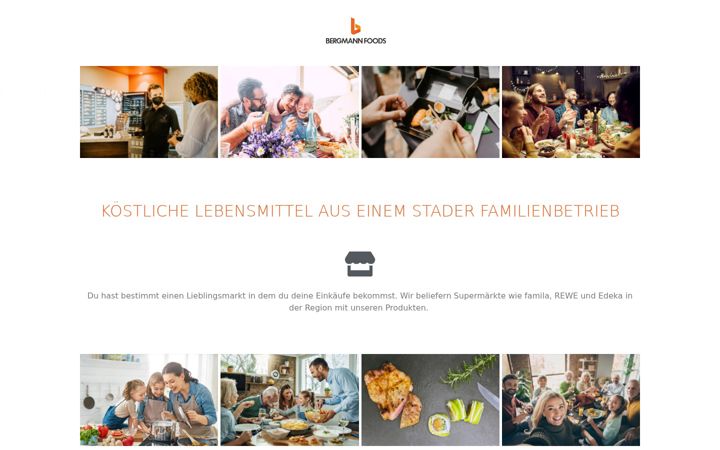 Zrzut ekranu bergmann-foods.de