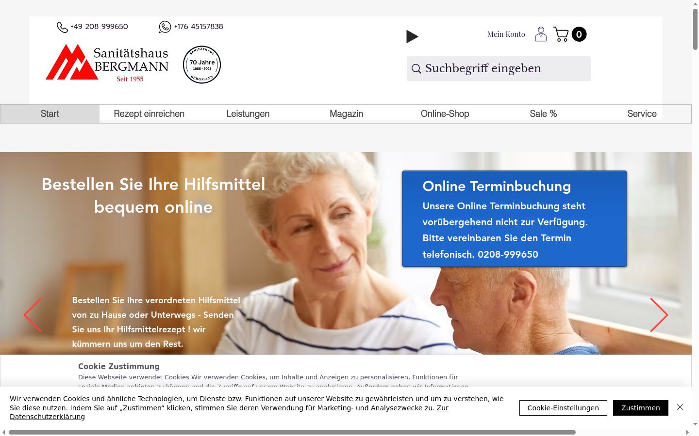 Sutikimo reklamjuostės, rodytos prieš bet kokią sąveiką, ekrano kopija
