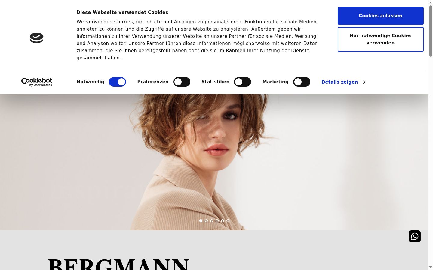 Screenshot van de toestemmingsbanner zoals getoond vóór enige interactie