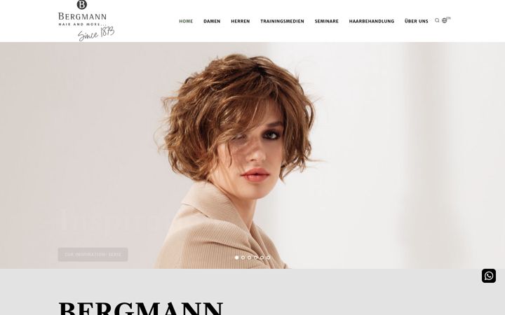 Screenshot of bergmann.de