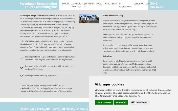 Screenshot of bergmannhus.dk