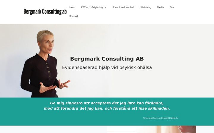Screenshot of bergmarkconsulting.se