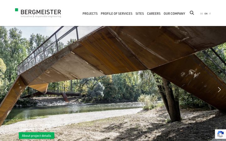 Screenshot of bergmeister.eu