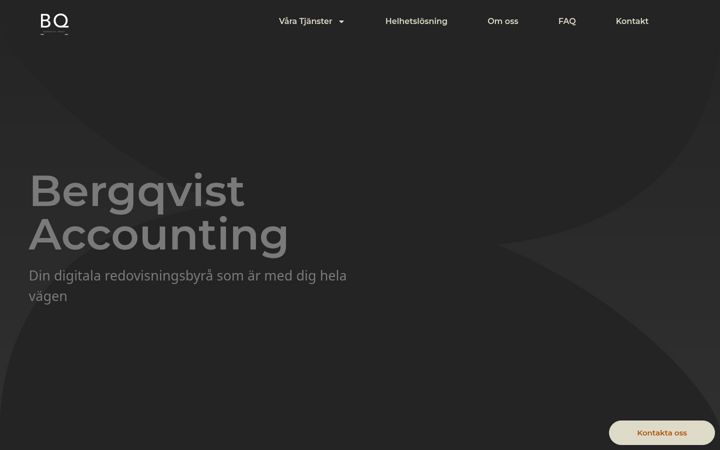 Screenshot of bergqvistaccounting.com