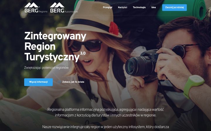 Screenshot of bergregions.pl