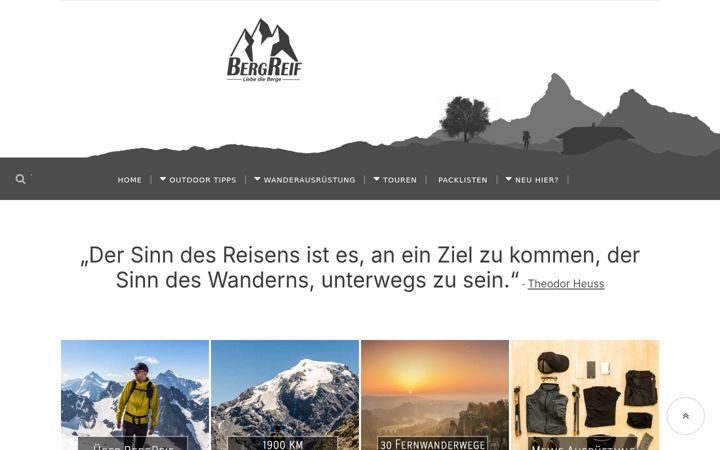 Screenshot of bergreif.de