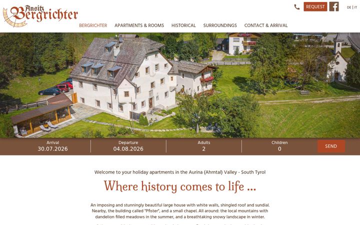 Screenshot of bergrichter.com