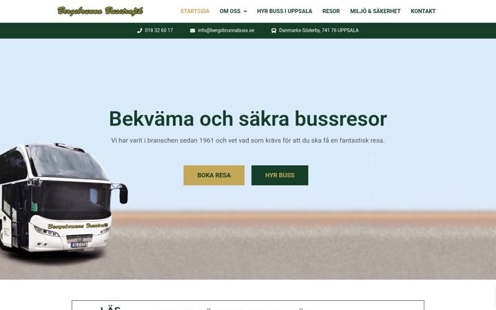 Screenshot of bergsbrunnabuss.se