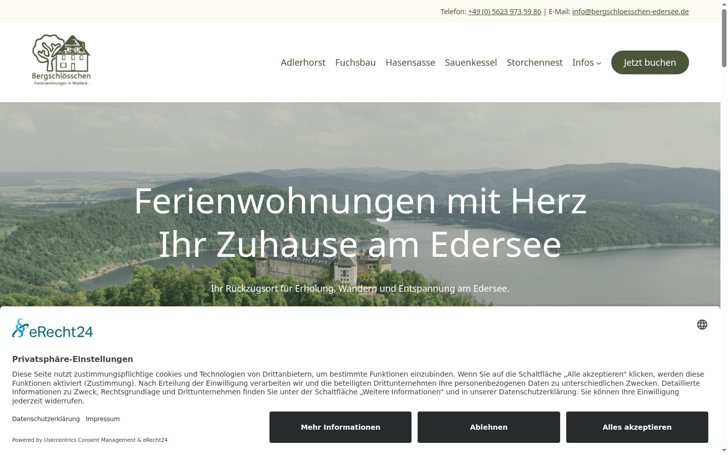 Screenshot tal-banner tal-kunsens muri qabel kwalunkwe interazzjoni