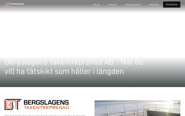 Screenshot of bergslagenstak.se