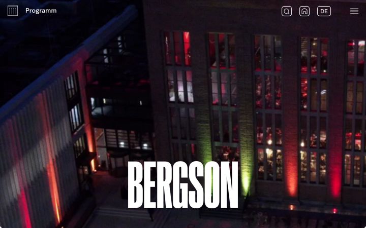 Screenshot of bergson.com