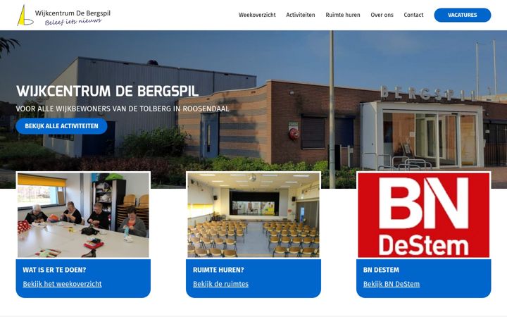 Screenshot von bergspil.nl