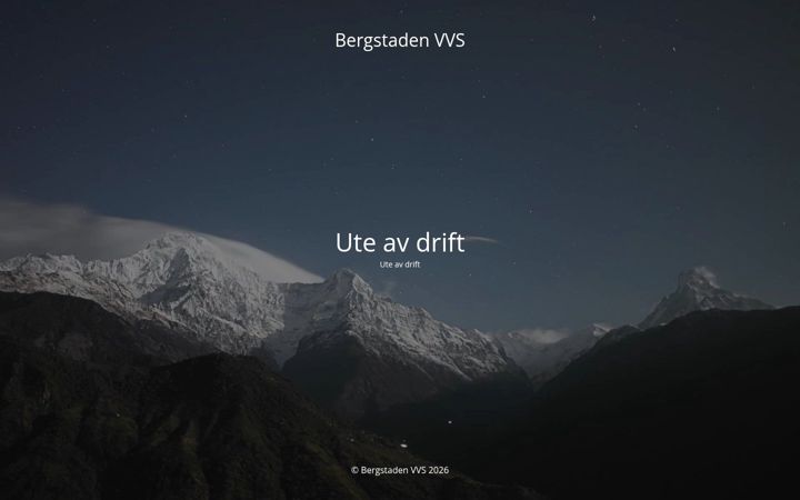 Screenshot of bergstadenvvsas.no