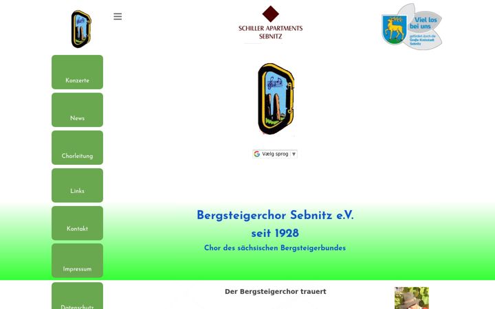 Screenshot of bergsteigerchor-sebnitz.de