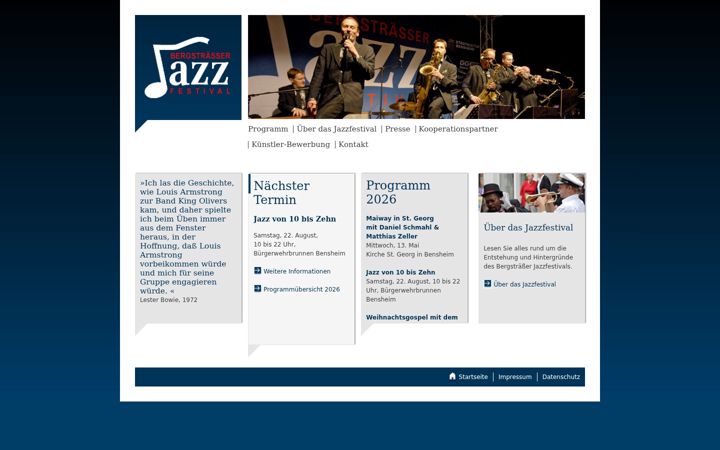 Captură de ecran a bergstraesser-jazzfestival.de