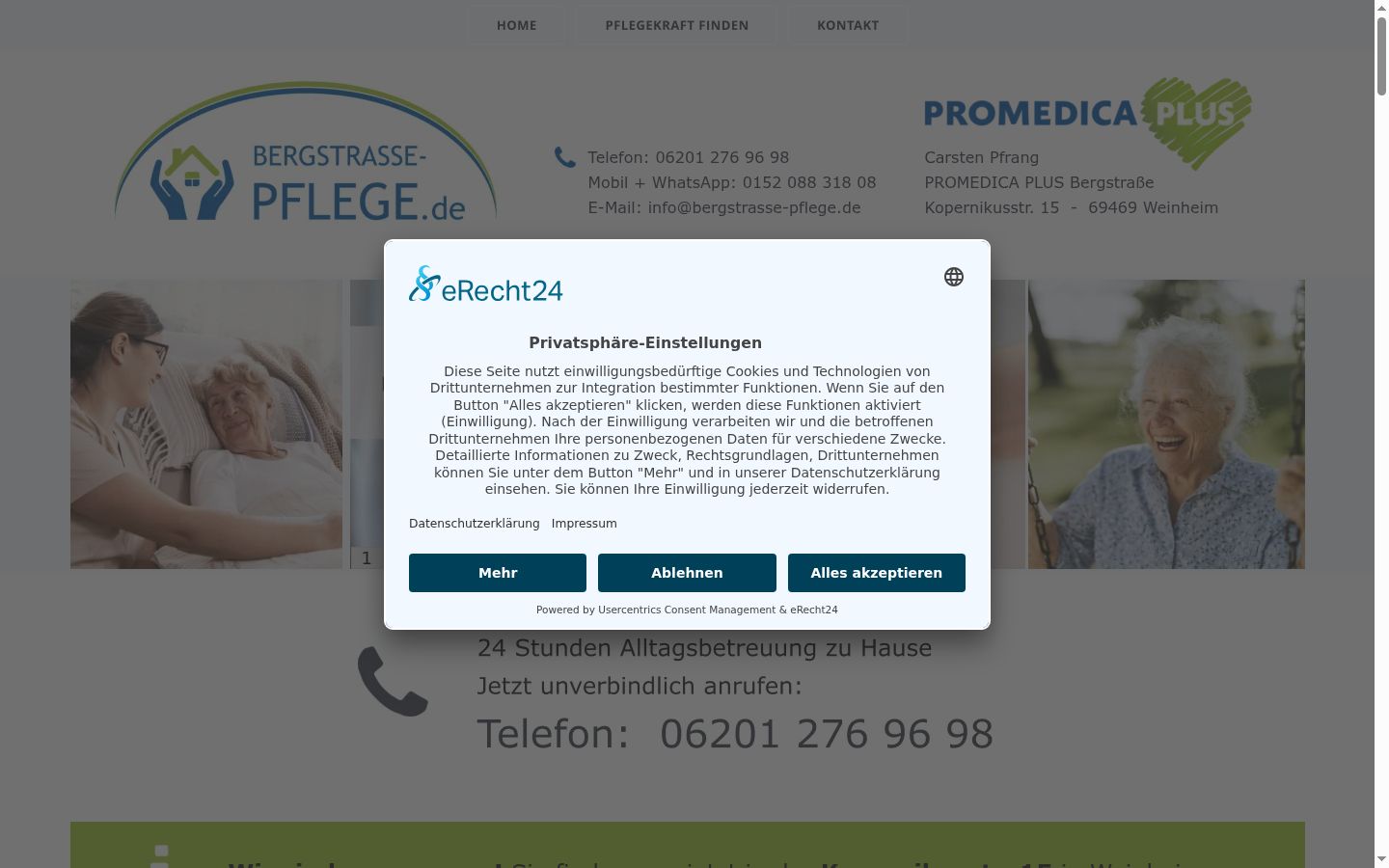 Sutikimo reklamjuostės, rodytos prieš bet kokią sąveiką, ekrano kopija