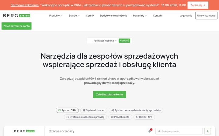 Ekrano kopija bergsystem.pl