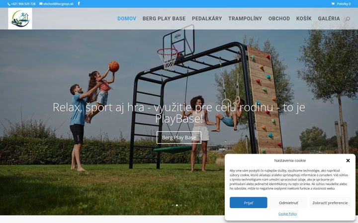 Ekraanipilt saidist bergtoys.sk