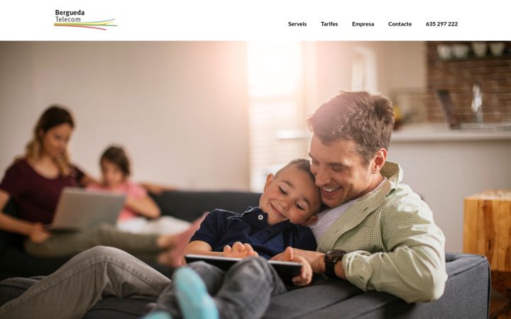 Screenshot of berguedatelecom.net