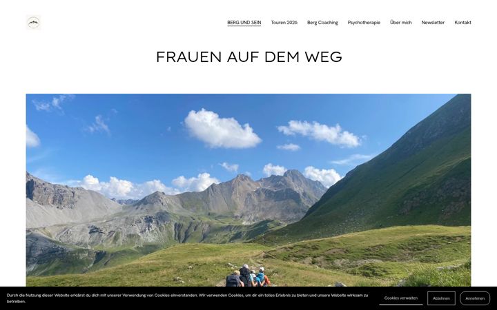 Screenshot of bergundsein.de