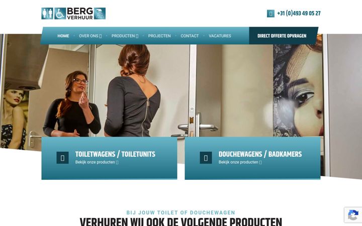 Screenshot of bergverhuur.be