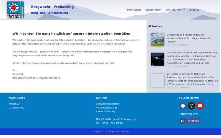 Captura de pantalla de bergwacht-freilassing.org