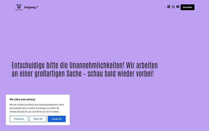 Screenshot of bergweg7.de
