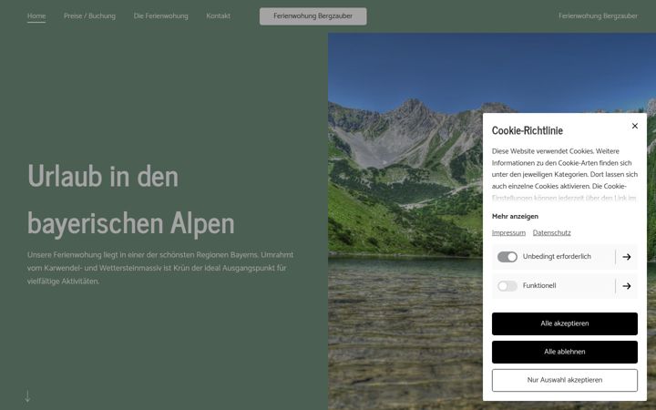 Screenshot of bergzauber-stelzl.de