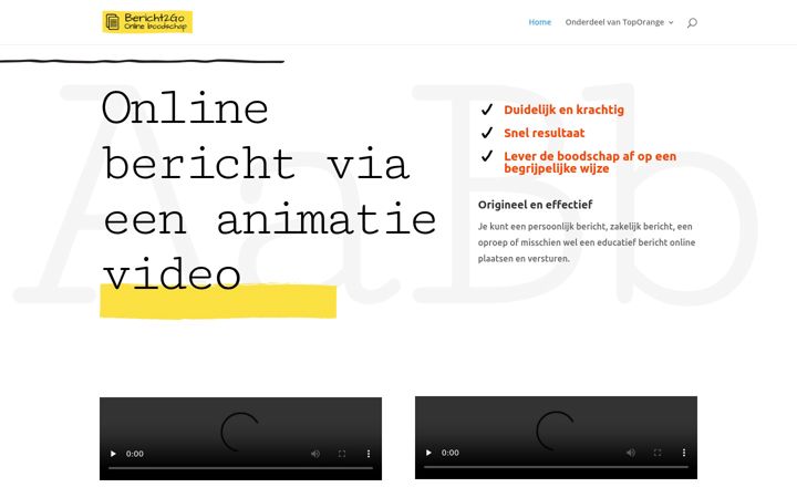 Screenshot of bericht2go.nl