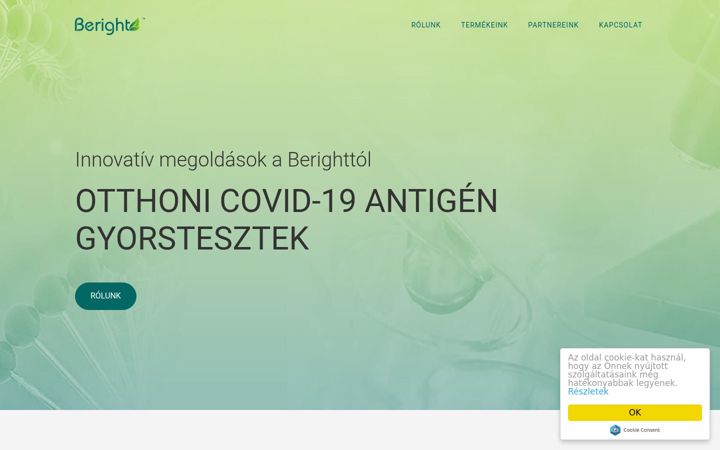 Screenshot of beright.hu