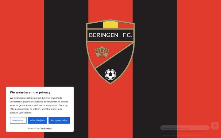 Screenshot of beringenfc.be
