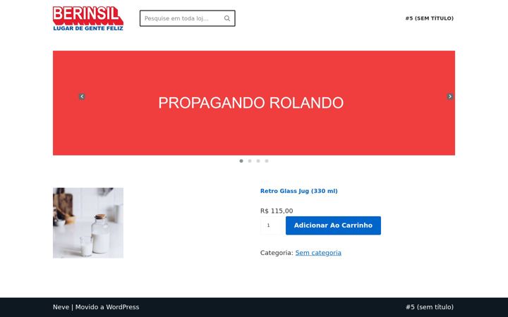 Screenshot of berinsil.com.br
