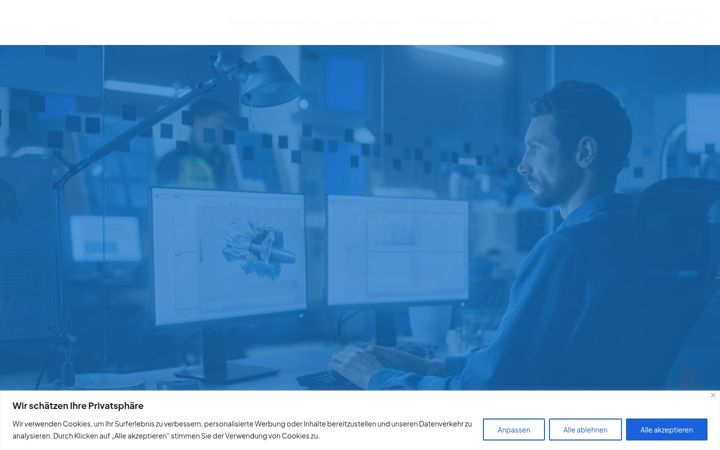Screenshot of beriplan.ch