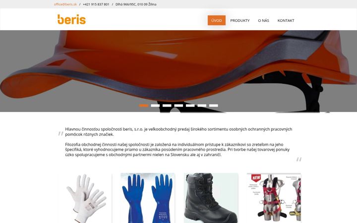 Screenshot of beris.sk