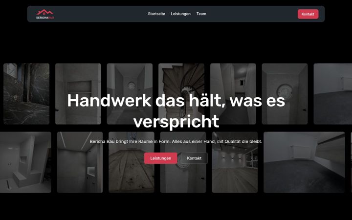 Screenshot of berisha-bau.de