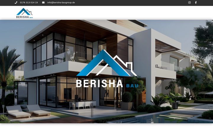 Екранна снимка на berisha-baugroup.de