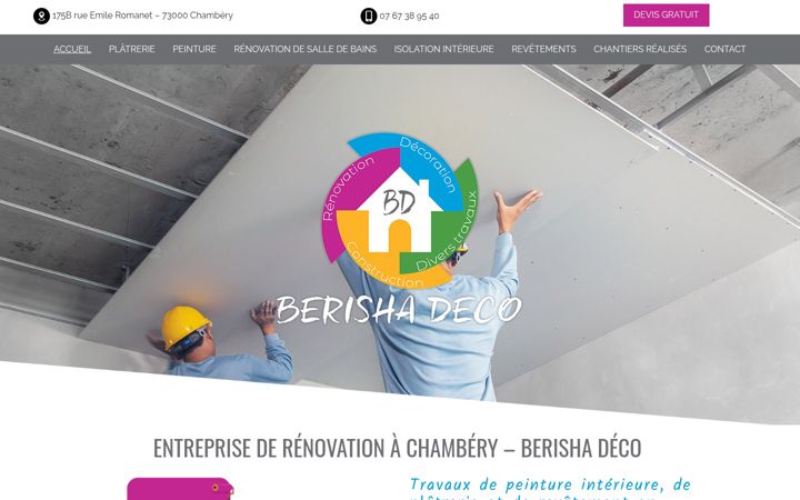 Ekrānuzņēmums no berisha-deco.fr