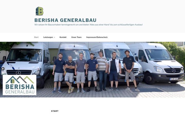 Screenshot of berisha-generalbau.de